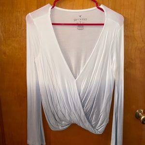 American Eagle soft and sexy plunge shirt